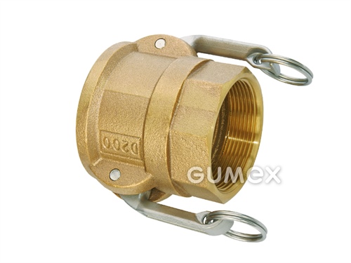 KUPPLUNG KAMLOK MIT INNENGEWINDE - MESSING